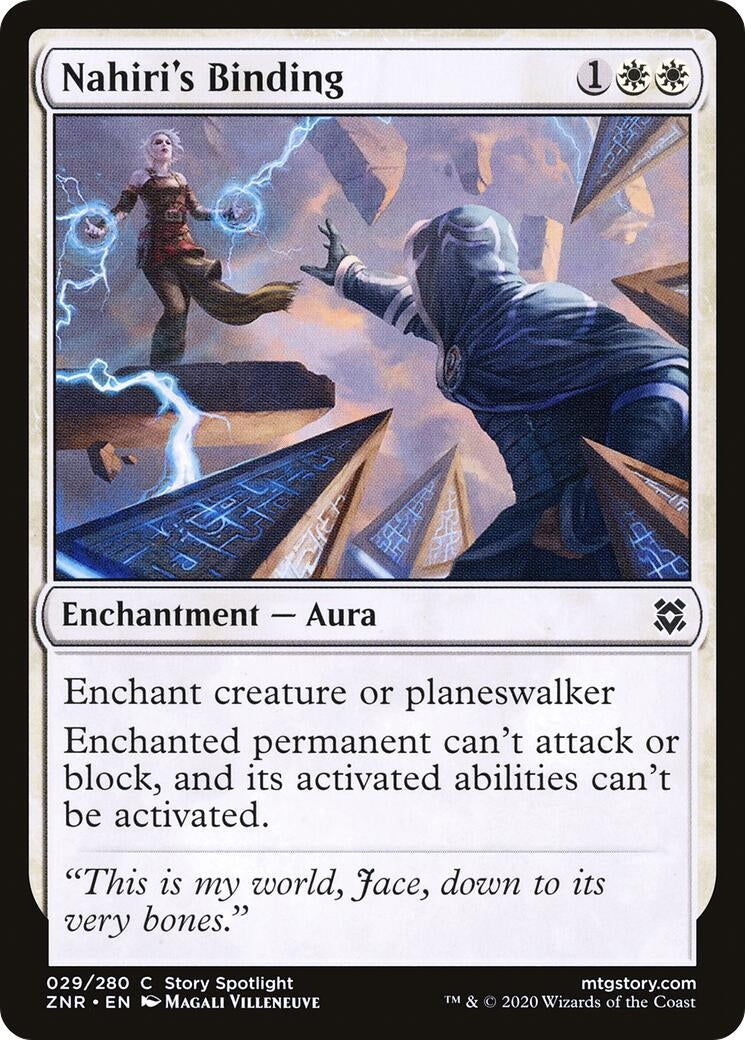 Nahiri’s Binding (29) [ZNR] - MTG Single