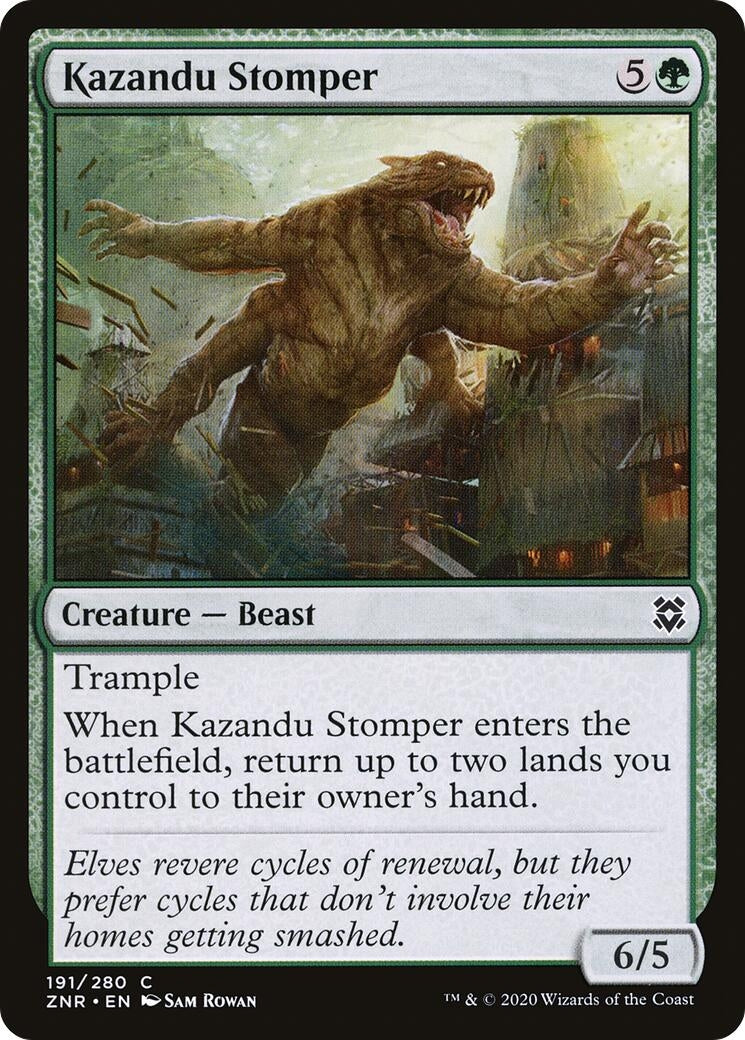 Kazandu Stomper (191) [ZNR] - MTG Single