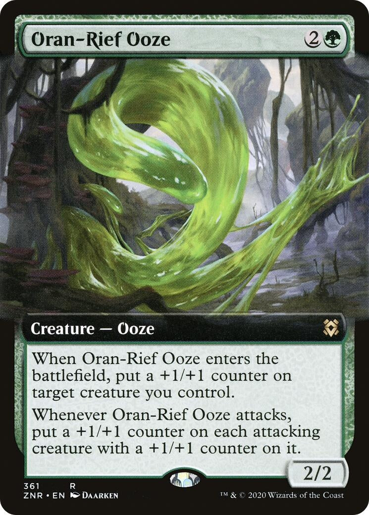 Oran-Rief Ooze (Extended Art) (361) [ZNR] - MTG Single
