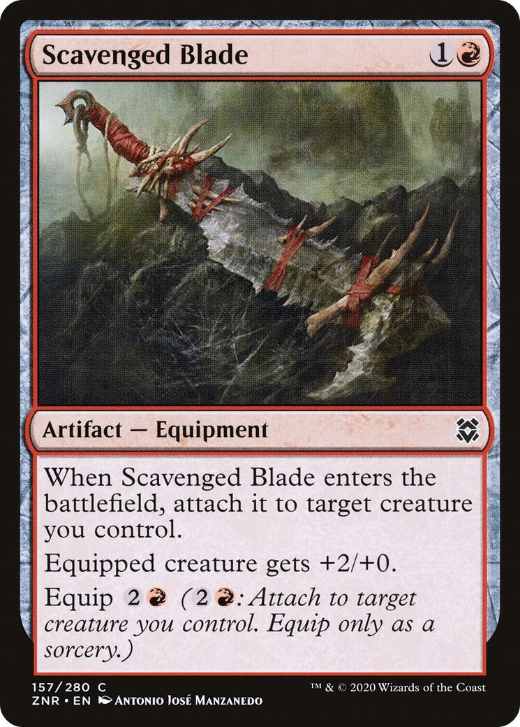 Scavenged Blade (157) [ZNR] - MTG Single