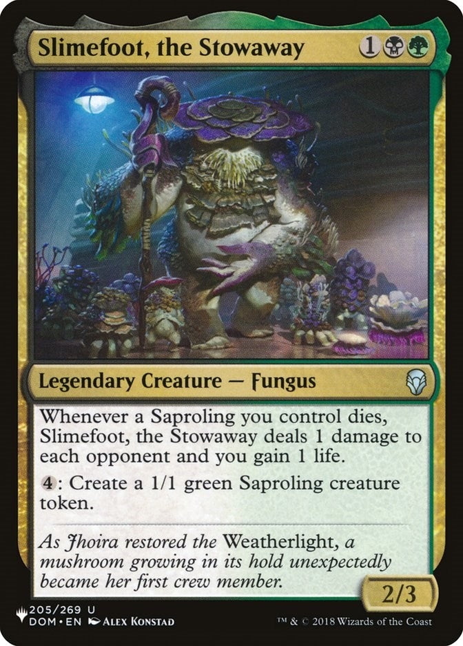 Slimefoot the Stowaway (205) [LIST] - MTG Single