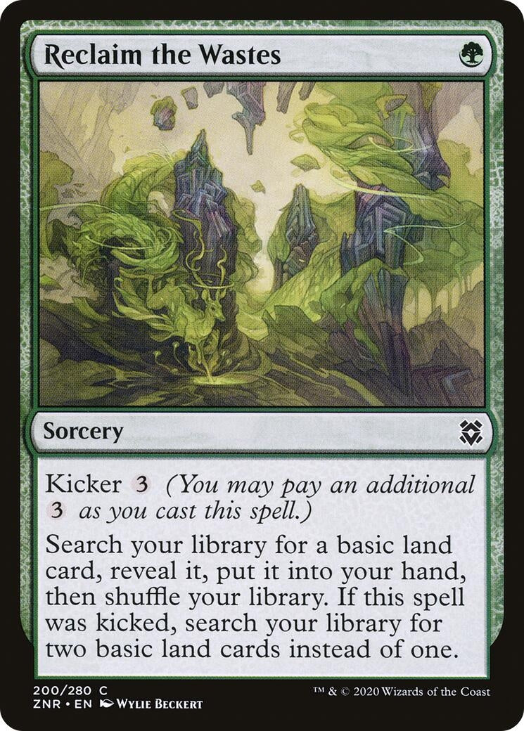 Reclaim the Wastes (200) [ZNR] - MTG Single