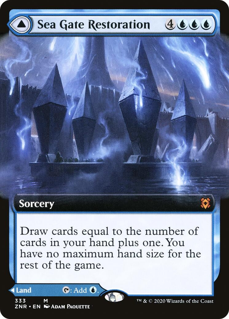 Sea Gate Restoration (Extended Art) (333) [ZNR] - MTG Single