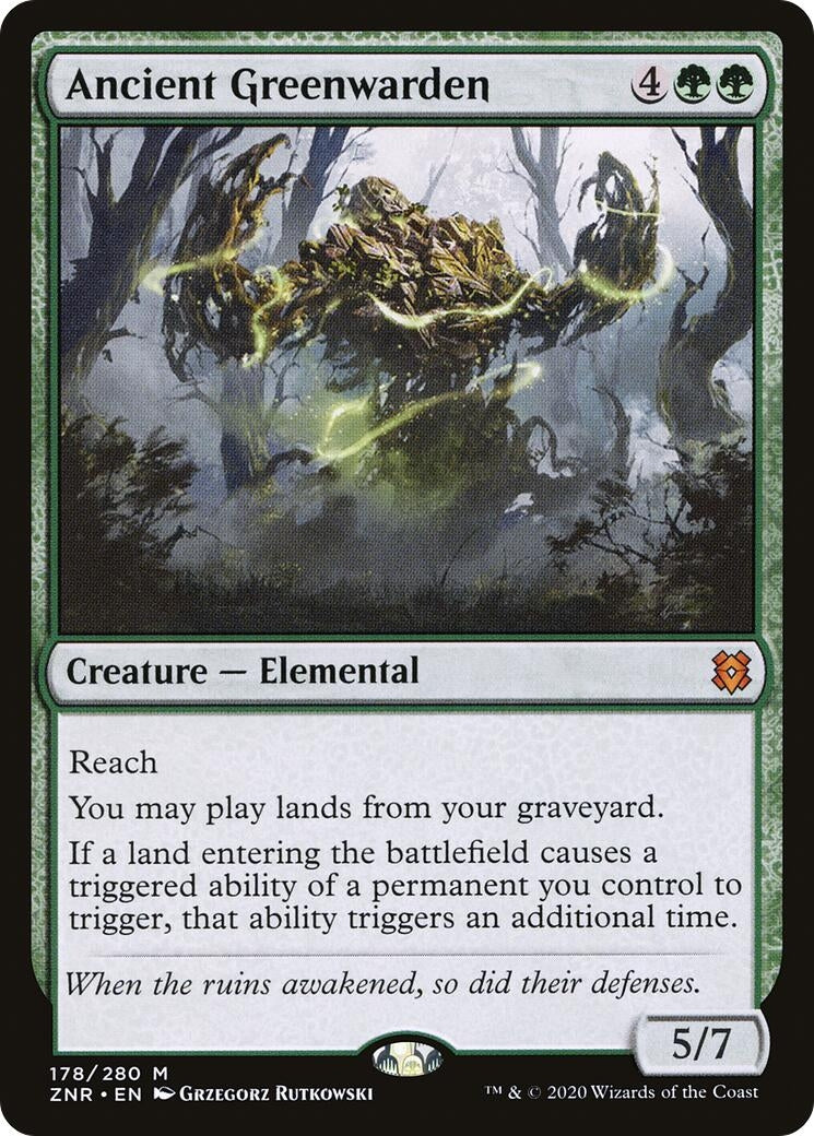 Ancient Greenwarden (178) [ZNR] - MTG Single