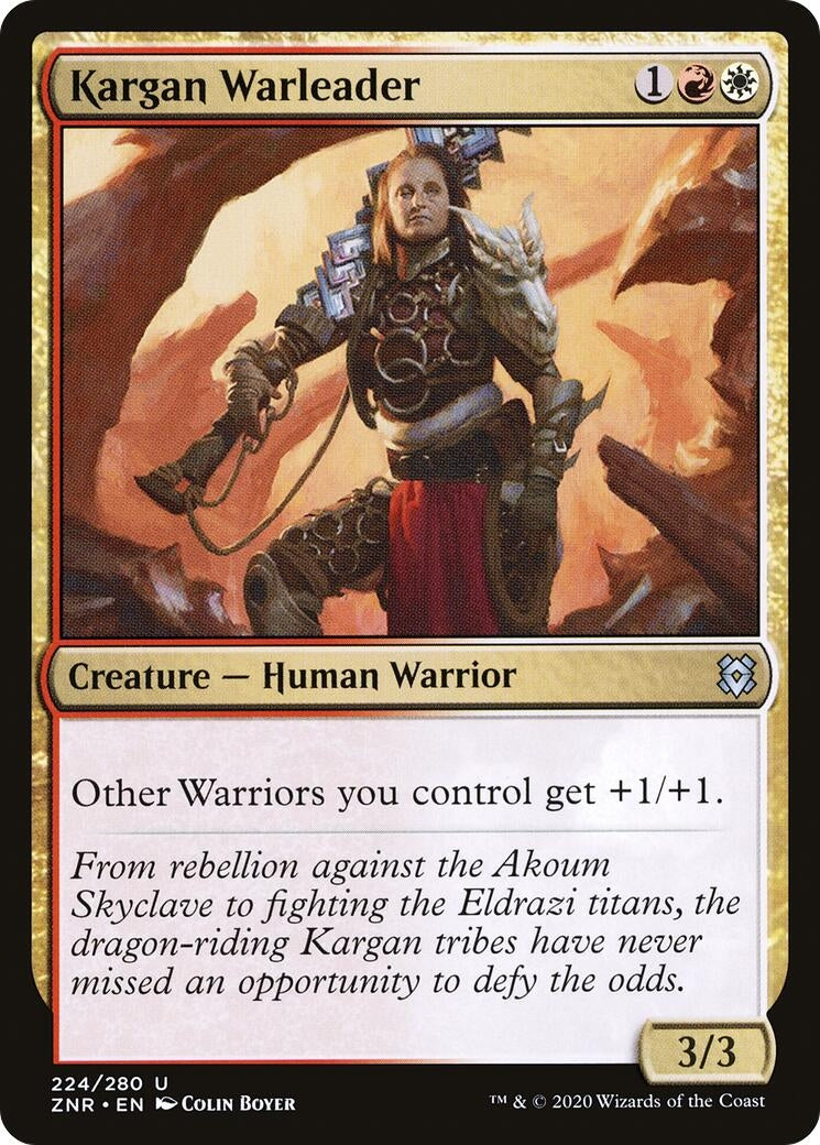 Kargan Warleader (224) [ZNR] - MTG Single
