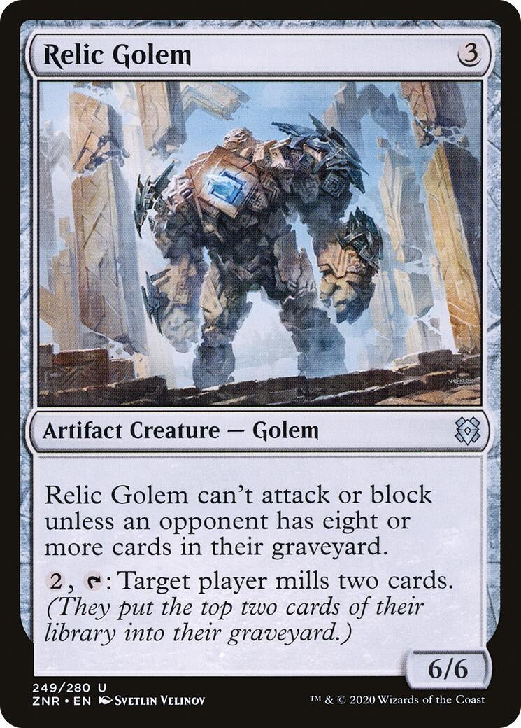 Relic Golem (249) [ZNR] - MTG Single