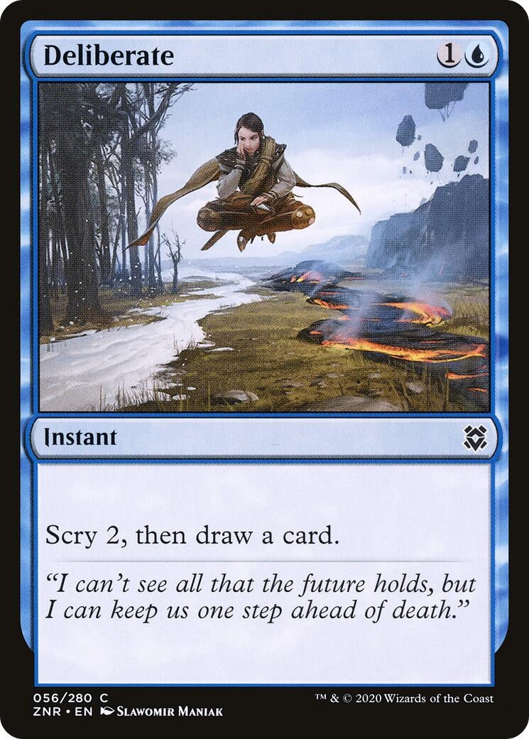 Deliberate (56) [ZNR] - MTG Single