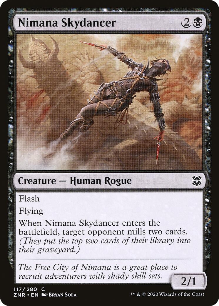 Nimana Skydancer (117) [ZNR] - MTG Single