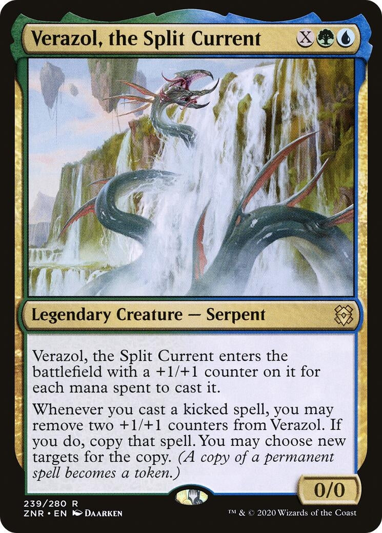 Verazol the Split Current (239) [ZNR] - MTG Single