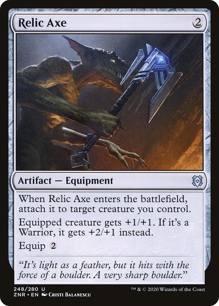 Relic Axe (248) [ZNR] - MTG Single