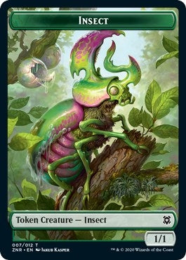 Insect Token (0) [ZNR] - MTG Single