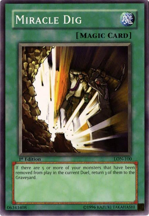 Miracle Dig (100) - YuGiOh Single