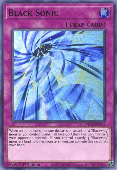 Black Sonic (Green) (32) (DLCS) - YuGiOh Single