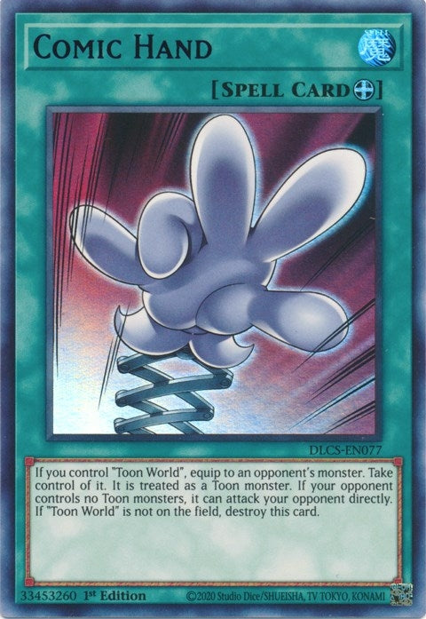Comic Hand (Purple) (77) (DLCS) - YuGiOh Single