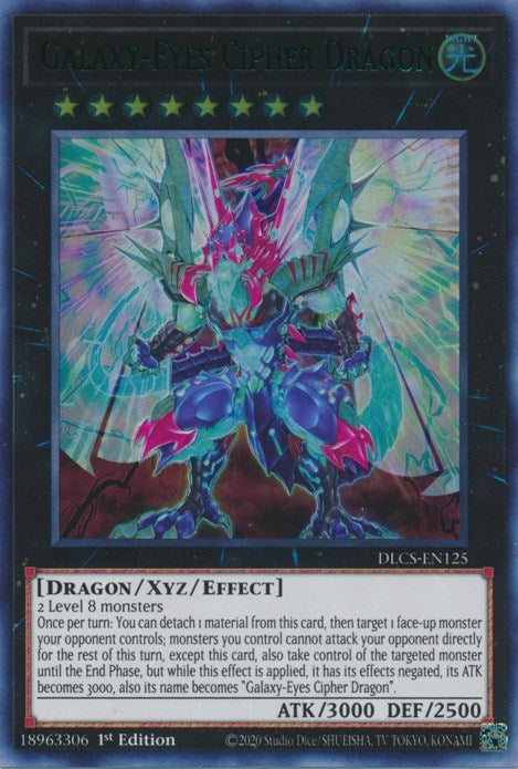 Galaxy-Eyes Cipher Dragon (Green) (125) (DLCS) - YuGiOh Single