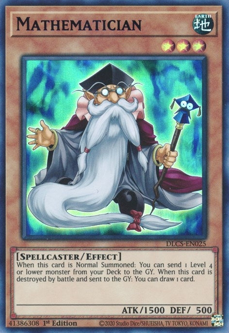 Mathematician (Blue) (25) (DLCS) - YuGiOh Single