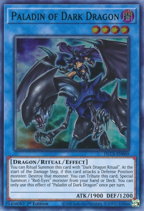 Paladin of Dark Dragon (Green) (69) (DLCS) - YuGiOh Single