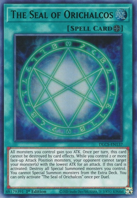 The Seal of Orichalcos (Green) (137) (DLCS) - YuGiOh Single