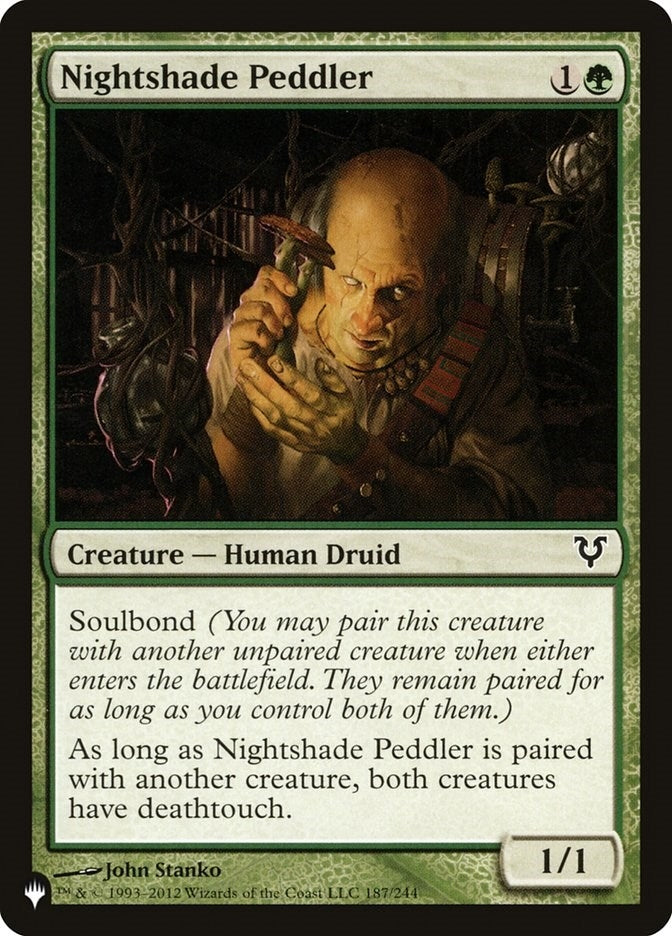 Nightshade Peddler (187) [LIST] - MTG Single