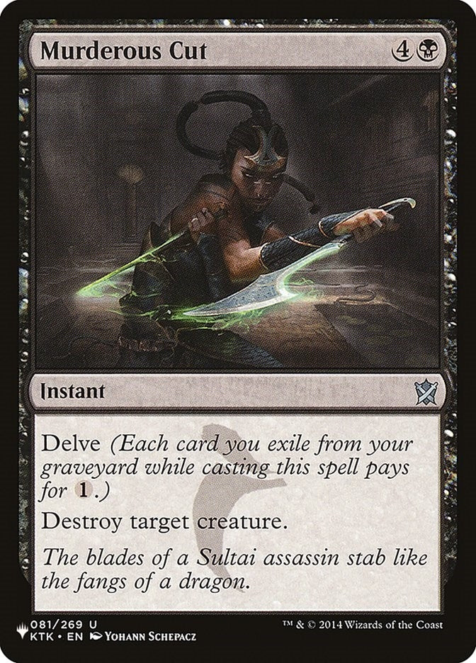 Murderous Cut (81) [LIST] - MTG Single