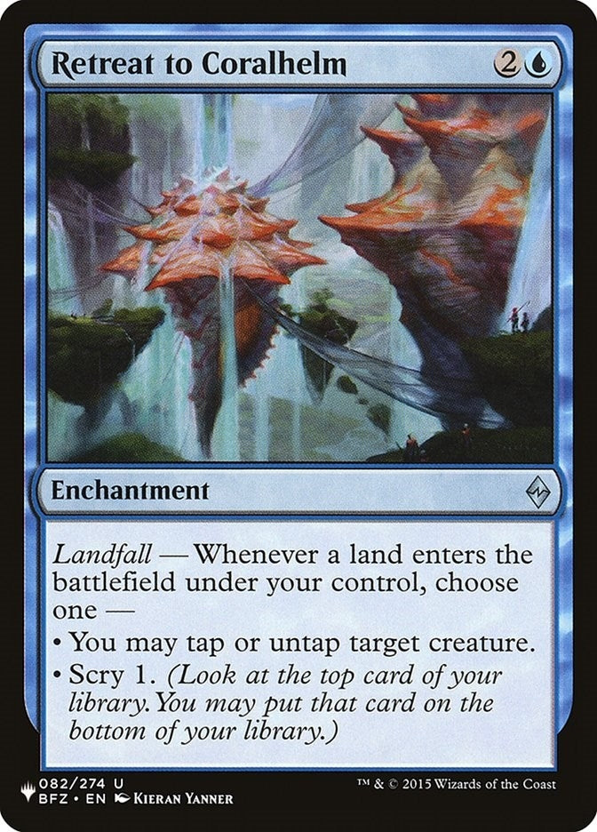 Retreat to Coralhelm (82) [LIST] - MTG Single