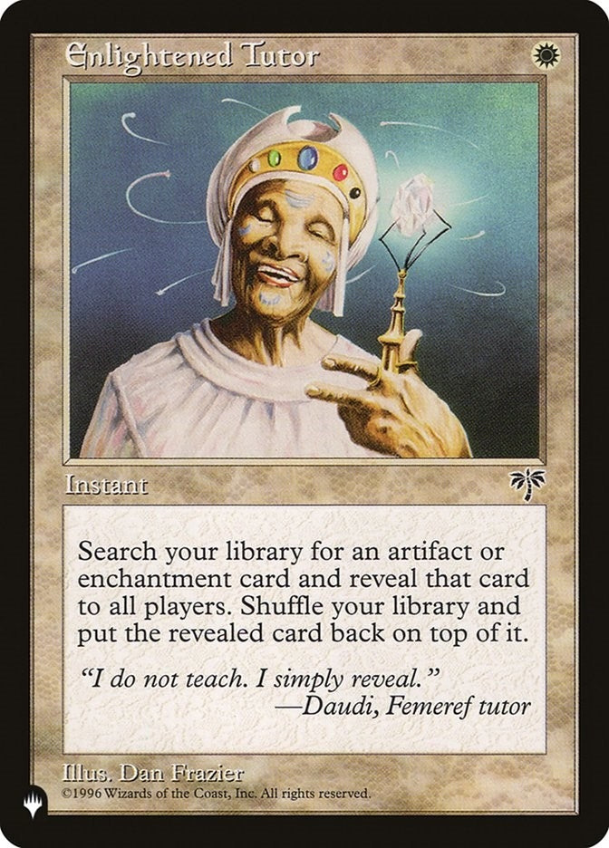 Enlightened Tutor [LIST] - MTG Single