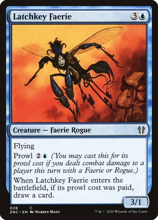 Latchkey Faerie (28) [ZNC] - MTG Single