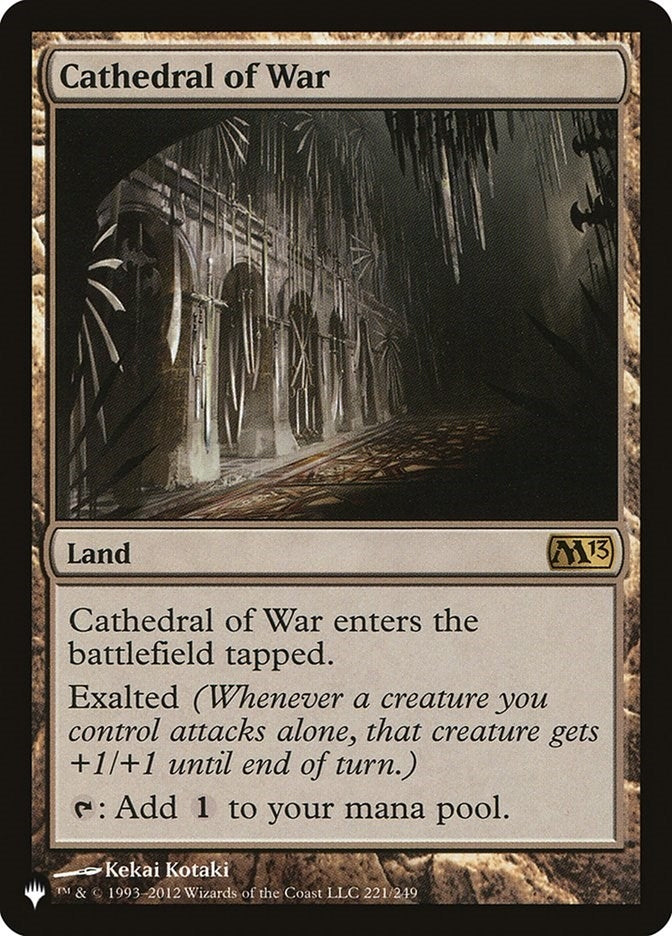 Cathedral of War (221) [LIST] - MTG Single