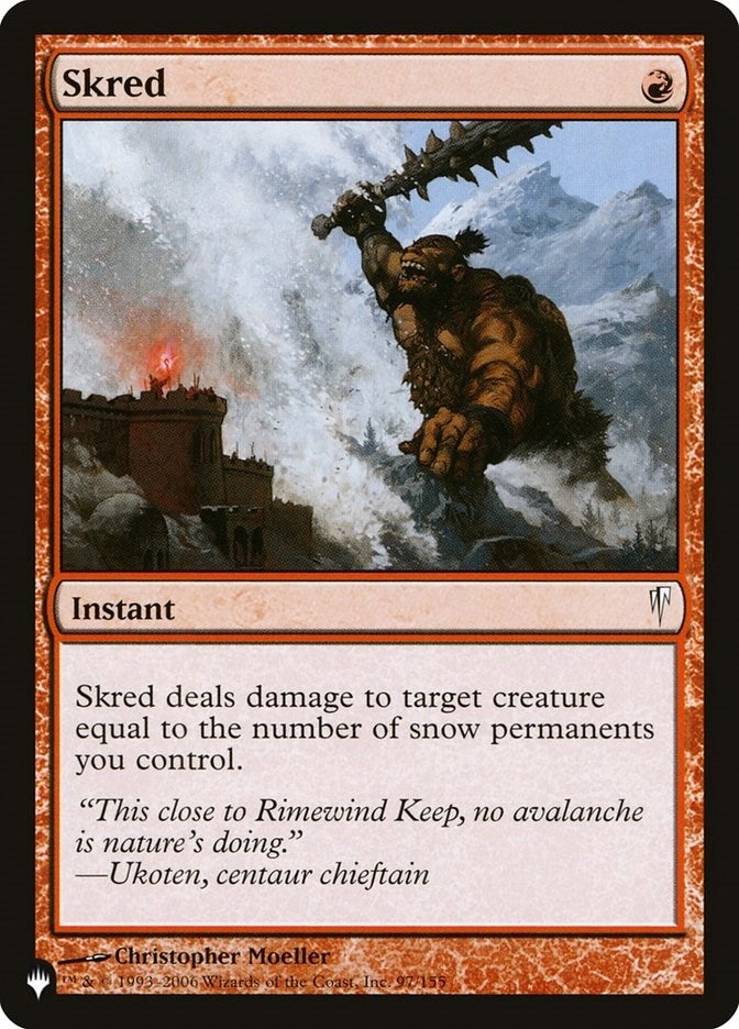 Skred (97) [LIST] - MTG Single