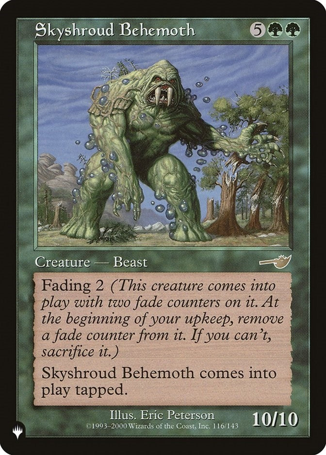 Skyshroud Behemoth (116) [LIST] - MTG Single