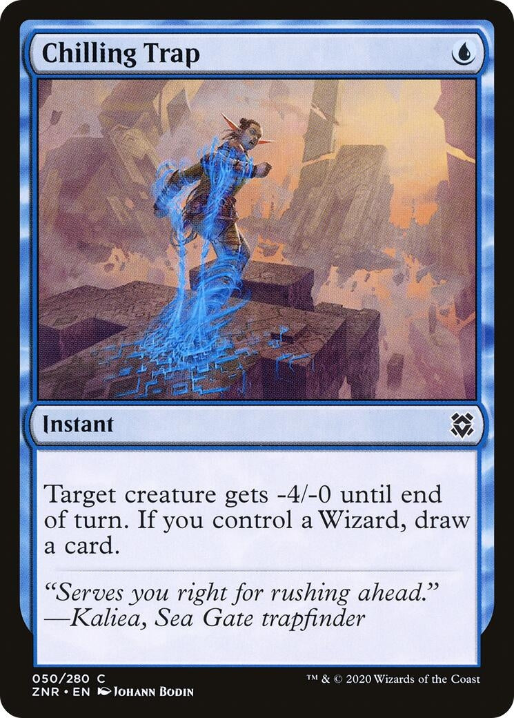 Chilling Trap (50) [ZNR] - MTG Single