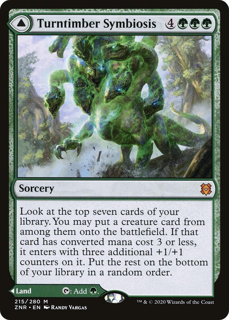 Turntimber Symbiosis (215) [ZNR] - MTG Single
