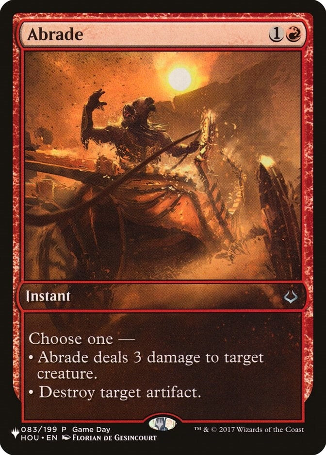 Abrade (83) [LIST] - MTG Single