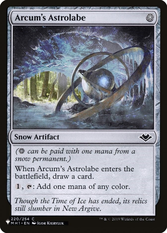 Arcum’s Astrolabe (220) [LIST] - MTG Single