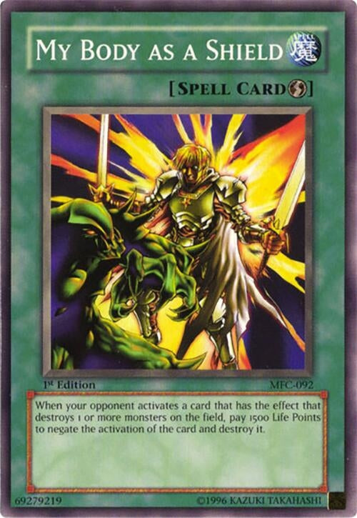 My Body as a Shield (92) - YuGiOh Single