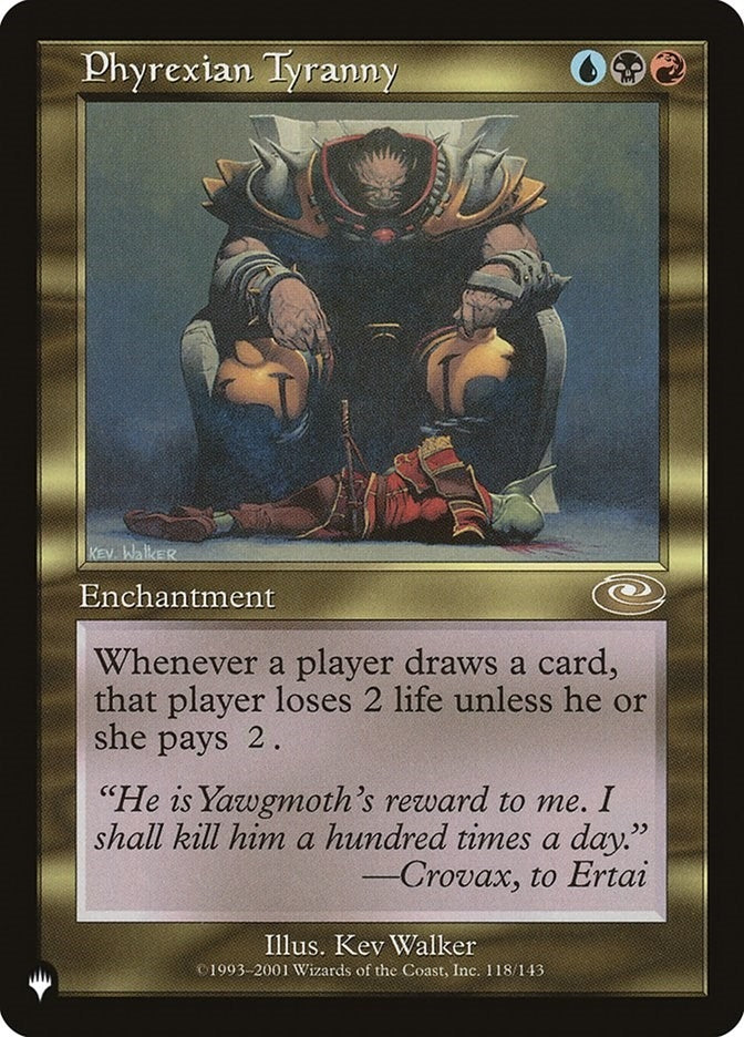 Phyrexian Tyranny (118) [LIST] - MTG Single