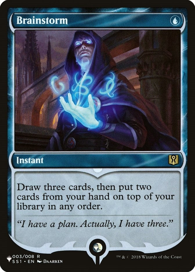 Brainstorm (SS1) (3) [LIST] - MTG Single