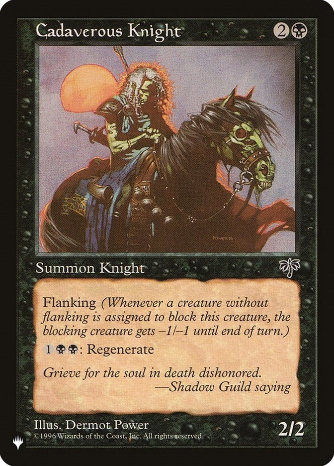 Cadaverous Knight [LIST] - MTG Single