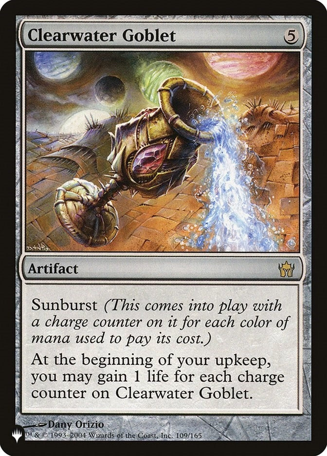 Clearwater Goblet (109) [LIST] - MTG Single