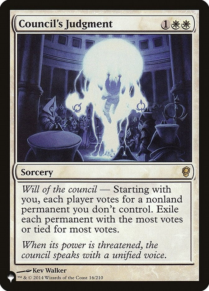 Council’s Judgment (16) [LIST] - MTG Single