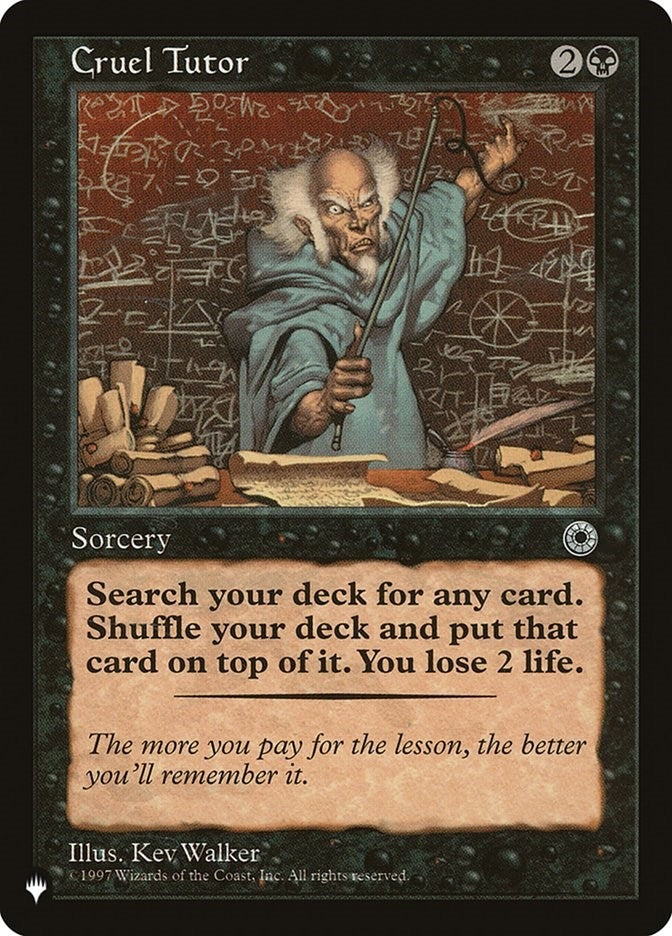 Cruel Tutor [LIST] - MTG Single