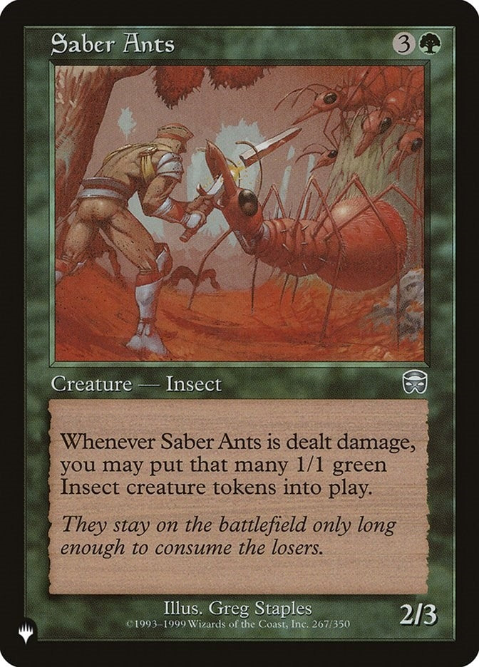 Saber Ants (267) [LIST] - MTG Single