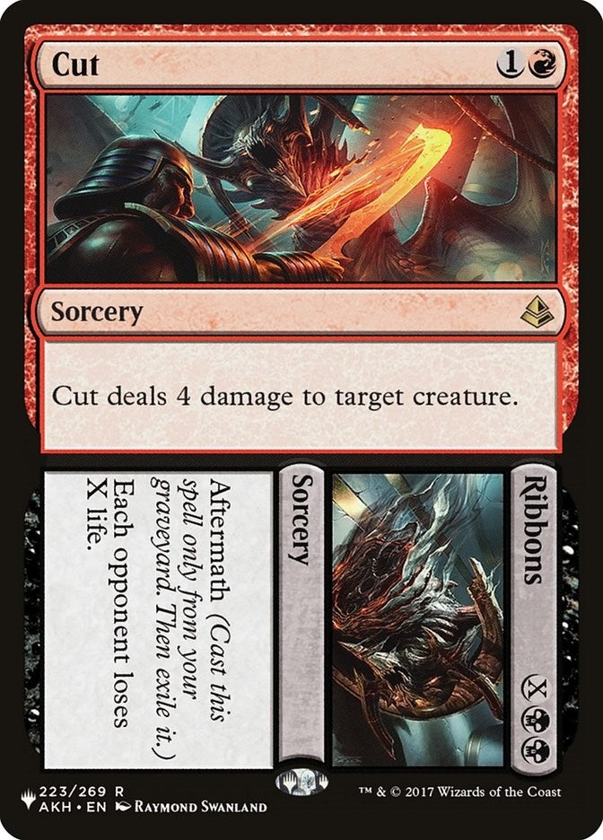 Cut // Ribbons (223) [LIST] - MTG Single