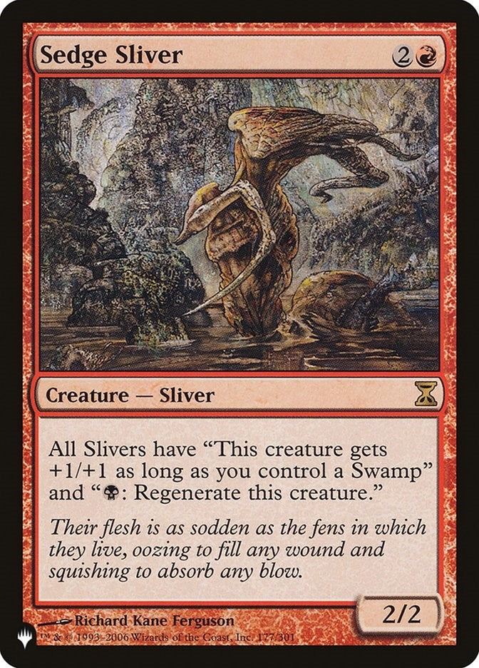 Sedge Sliver (177) [LIST] - MTG Single
