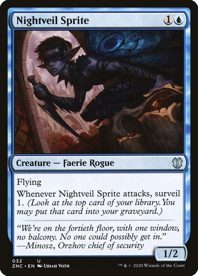 Nightveil Sprite (32) [ZNC] - MTG Single