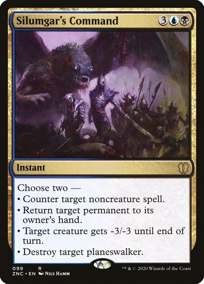 Silumgar’s Command (99) [ZNC] - MTG Single