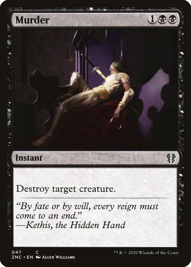 Murder (47) [ZNC] - MTG Single