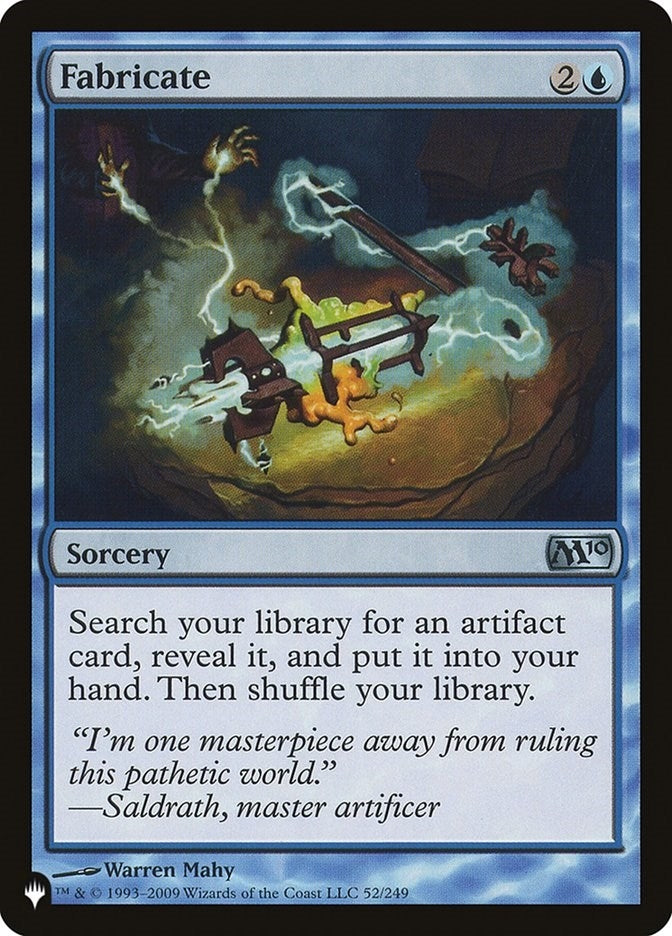 Fabricate (52) [LIST] - MTG Single