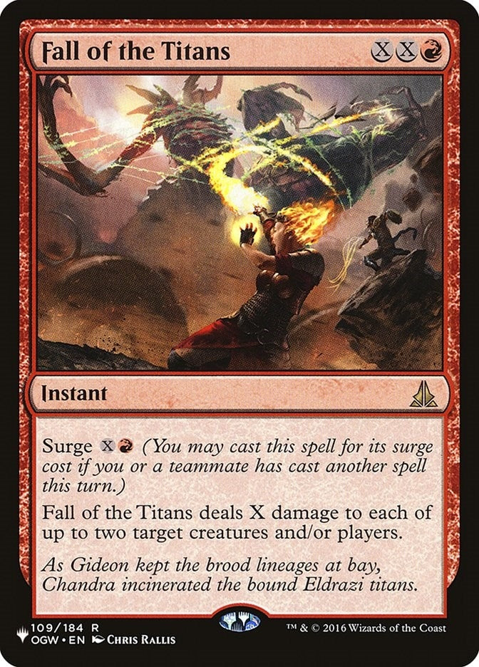 Fall of the Titans (109) [LIST] - MTG Single