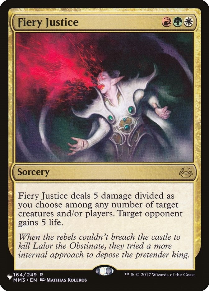 Fiery Justice (164) [LIST] - MTG Single